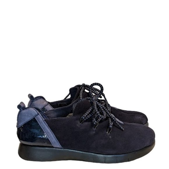 SAYDO WMNs Made In Portugal Suede & Textile Lace Up Shoes New in Box Size 7.5 US - Picture 3 of 10